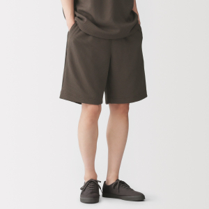 MUJI Quần Short Nam Vải Waffle Chống Uv