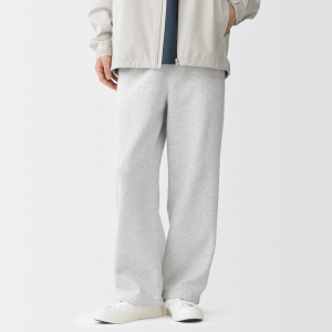 MUJI Quần Nam Vải Fleece Ống Rộng