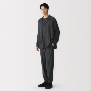 MUJI Quần Nam Vải Cupra Blended