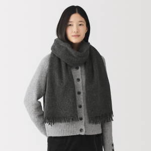 MUJI Khăn Choàng Len Mỏng