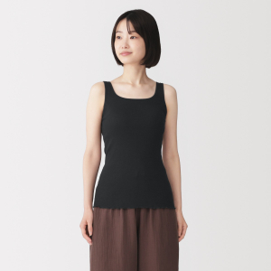 MUJI Áo Ba Lỗ Vải Lyocell Gân