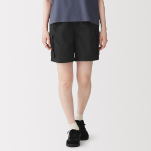 MUJI Quần Short Nữ Dáng Cargo Chống Nước