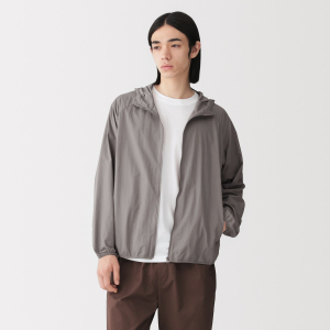 MUJI Áo Khoác Chống Gió Nam Chống Uv Bỏ Túi