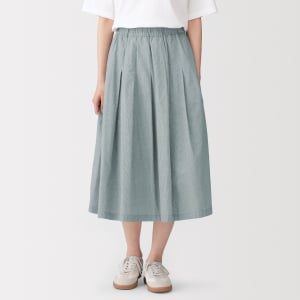 MUJI Chân Váy Vải Cool Touch Có Ly