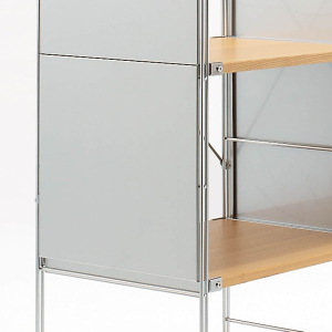 MUJI Vách Bên Kệ Inox - S