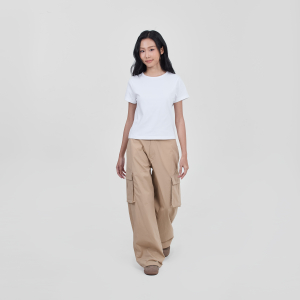 MUJI Quần Cargo Nữ Cotton Pha Nylon