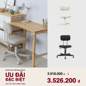 Ghế Làm Việc - Đen