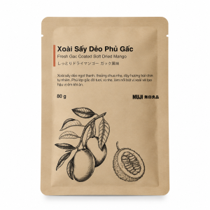 MUJI Xoài Sấy Dẻo Phủ Gấc - 80g