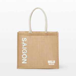 MUJI Túi Jute Sài Gòn A4 - Tự Nhiên