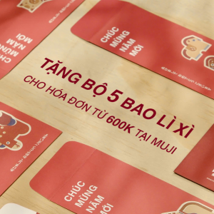 Bộ 5 Bao Lì Xì 2026 (Quà tặng không bán)