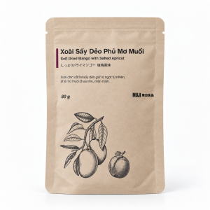 MUJI Xoài Sấy Dẻo Phủ Mơ Muối - 80g