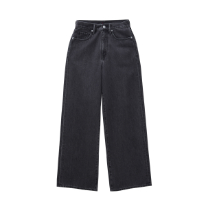 MUJI Quần Denim Nữ Ống Rộng