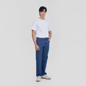 MUJI Quần Denim Ống Suông