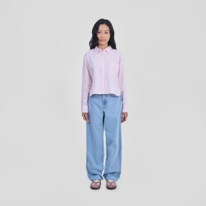 MUJI Quần Denim Nữ Dáng Đứng