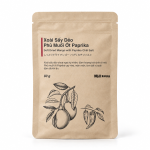 MUJI Xoài Sấy Dẻo Phủ Muối Ớt Paprika - 80g